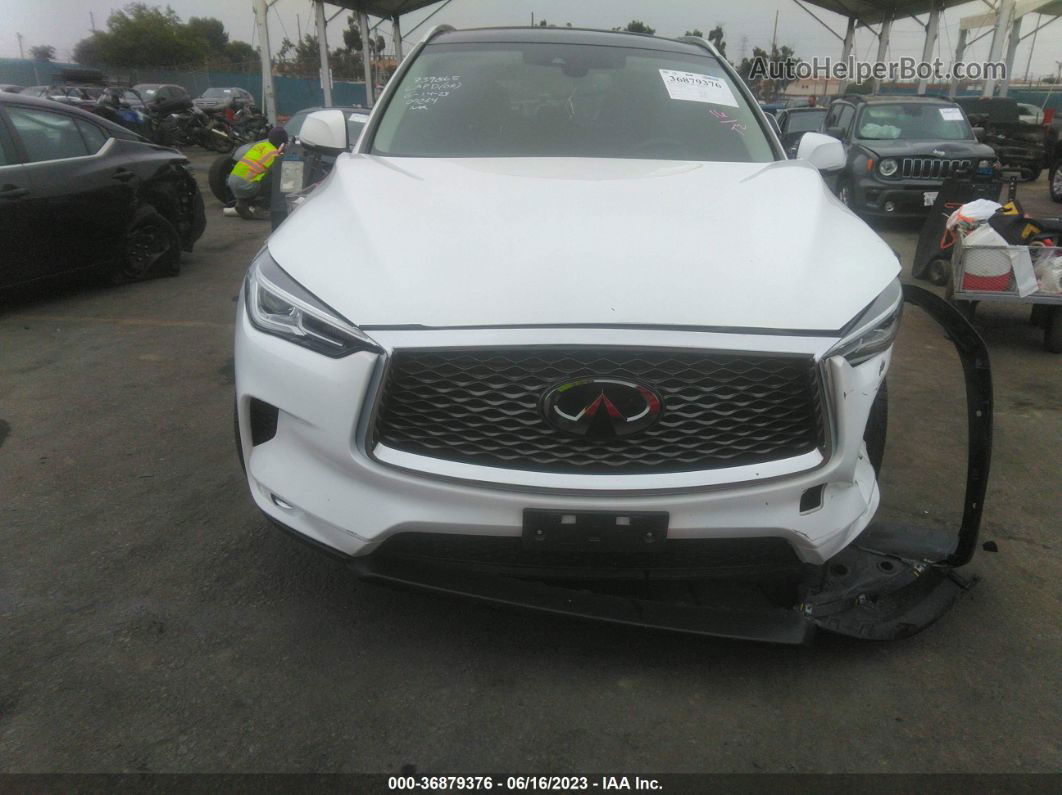 2021 Infiniti Qx50 Luxe White vin: 3PCAJ5BA0MF121865