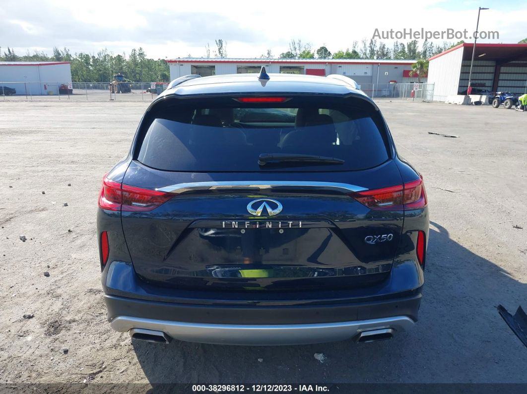 2021 Infiniti Qx50 Luxe Dark Blue vin: 3PCAJ5BA1MF100958