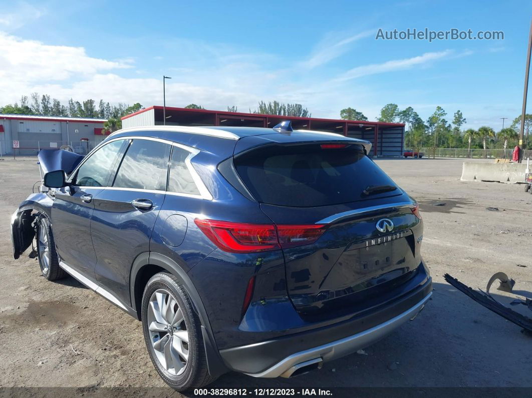 2021 Infiniti Qx50 Luxe Dark Blue vin: 3PCAJ5BA1MF100958