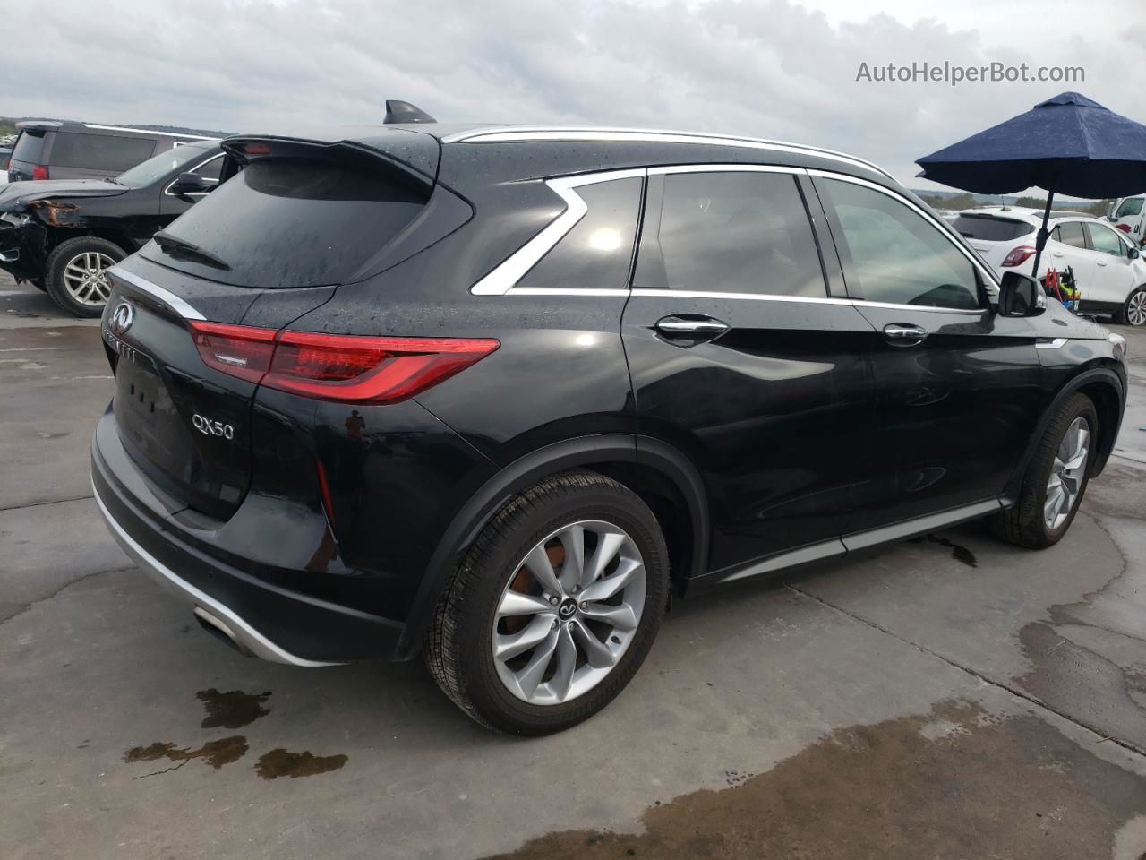 2021 Infiniti Qx50 Luxe Black vin: 3PCAJ5BA1MF102323