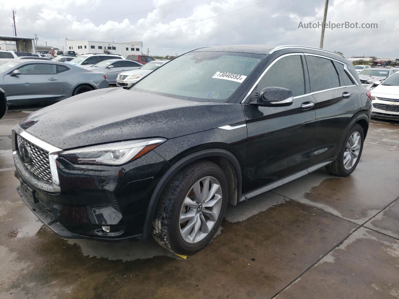 2021 Infiniti Qx50 Luxe Black vin: 3PCAJ5BA1MF102323