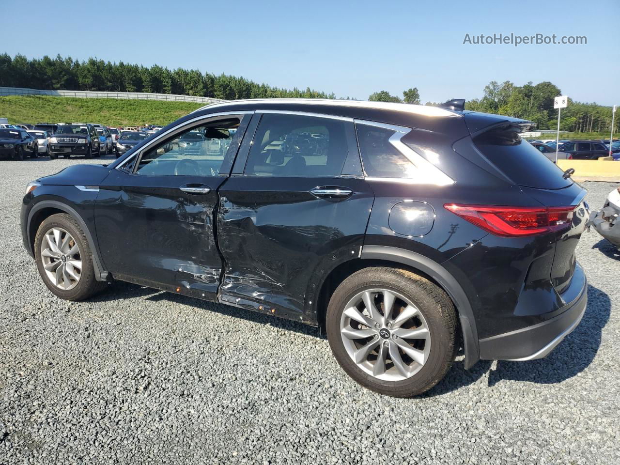 2021 Infiniti Qx50 Luxe Black vin: 3PCAJ5BA1MF114830