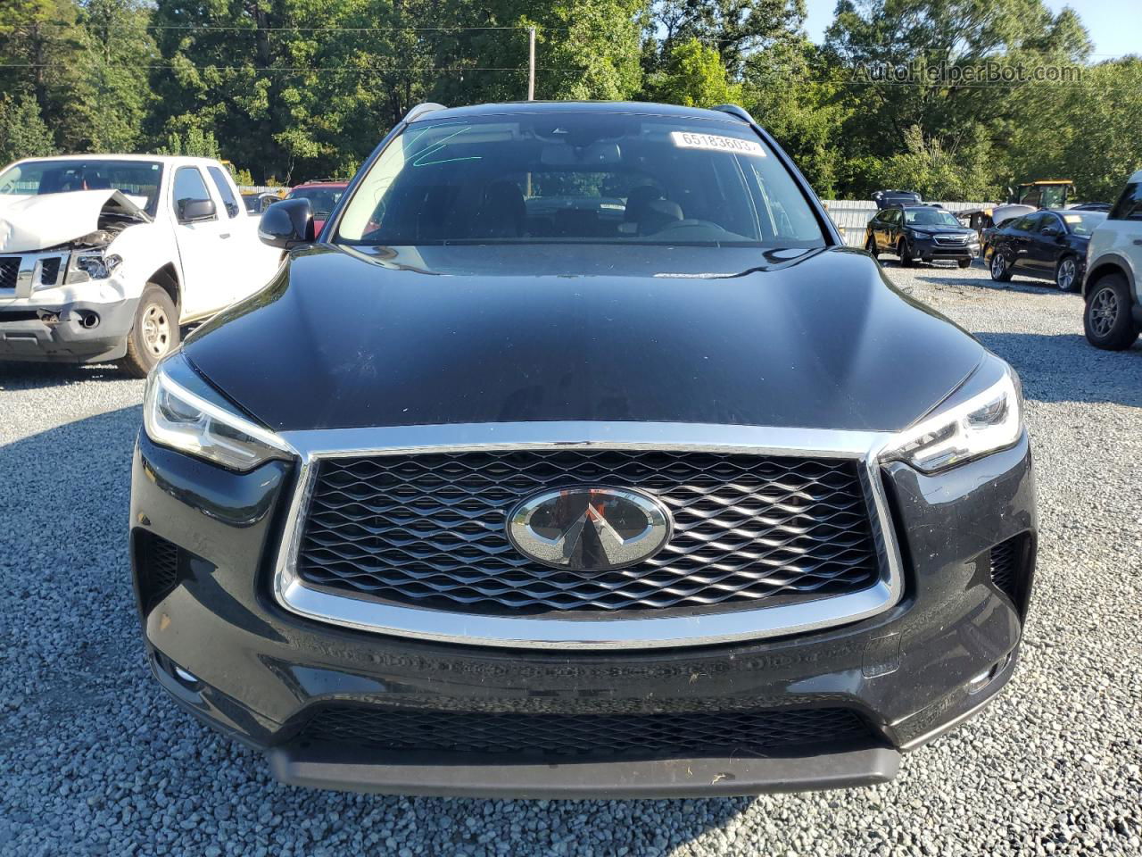 2021 Infiniti Qx50 Luxe Black vin: 3PCAJ5BA1MF114830