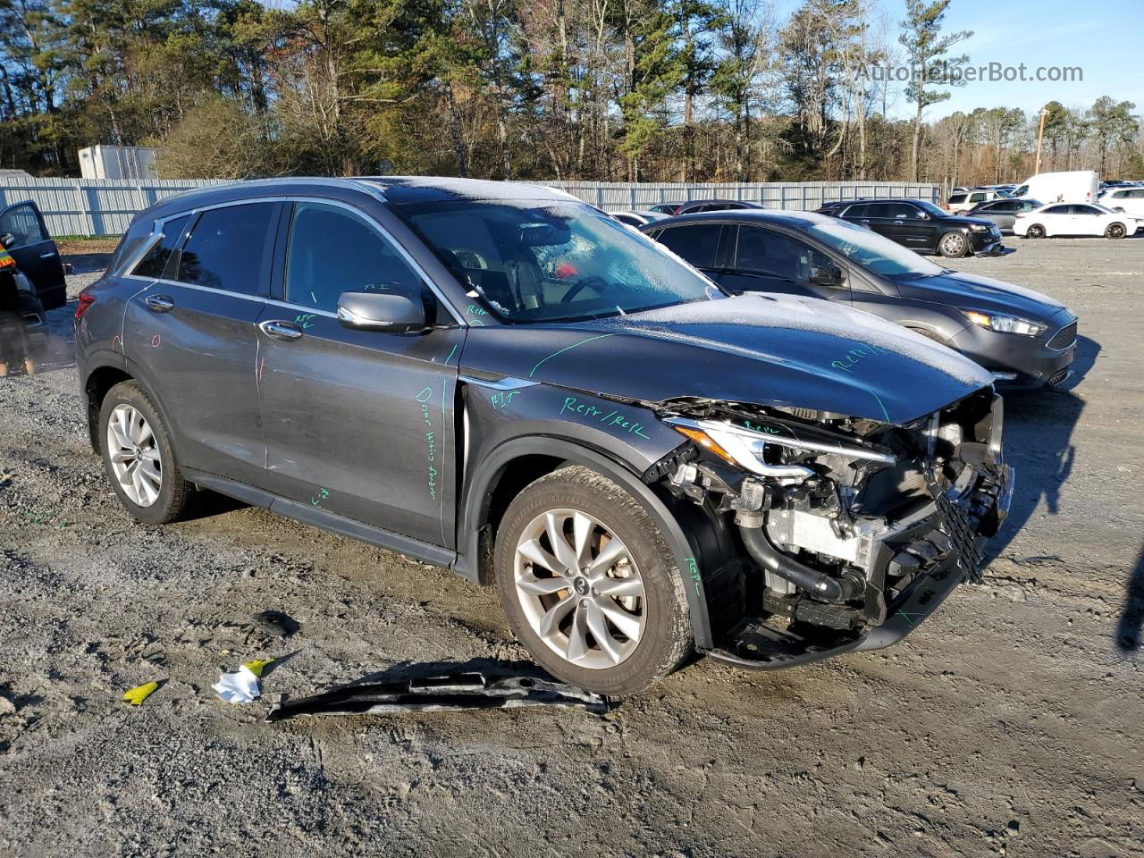 2021 Infiniti Qx50 Luxe Gray vin: 3PCAJ5BA2MF125447