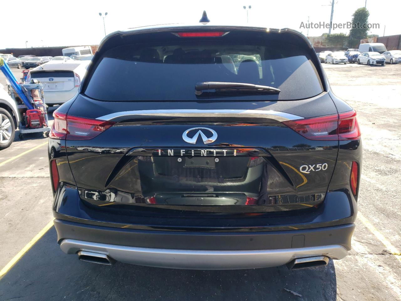 2021 Infiniti Qx50 Luxe Black vin: 3PCAJ5BA3MF103781