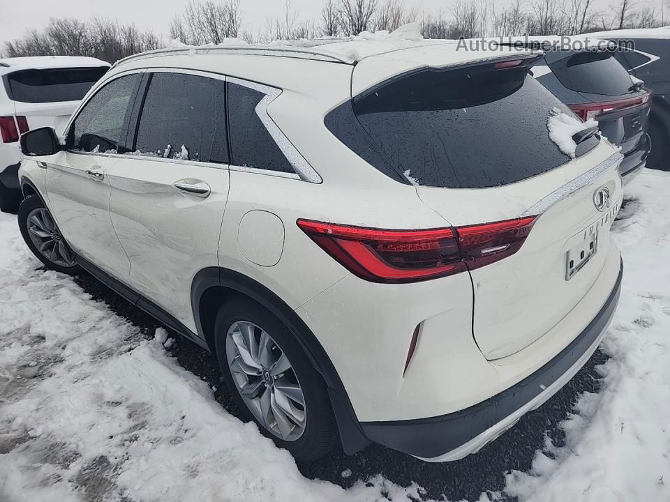 2021 Infiniti Qx50 Luxe White vin: 3PCAJ5BA3MF105532