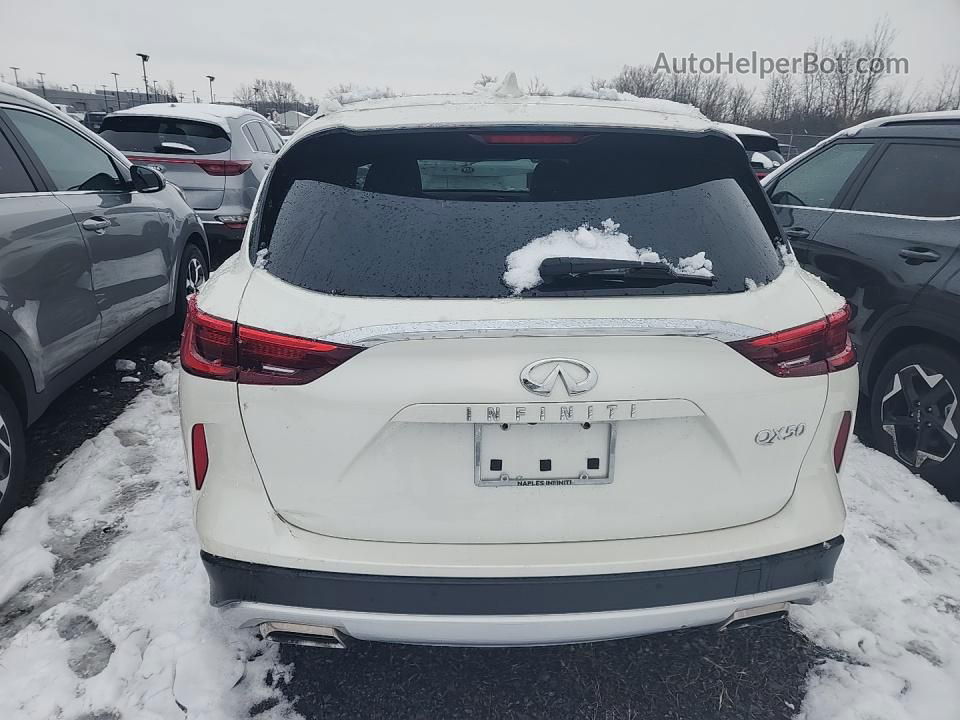 2021 Infiniti Qx50 Luxe White vin: 3PCAJ5BA3MF105532