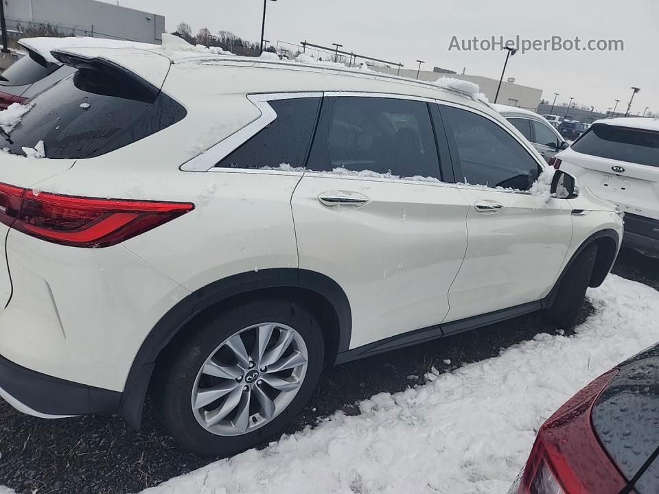 2021 Infiniti Qx50 Luxe White vin: 3PCAJ5BA3MF105532