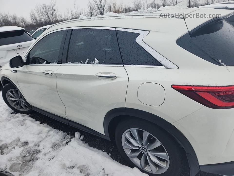 2021 Infiniti Qx50 Luxe White vin: 3PCAJ5BA3MF105532