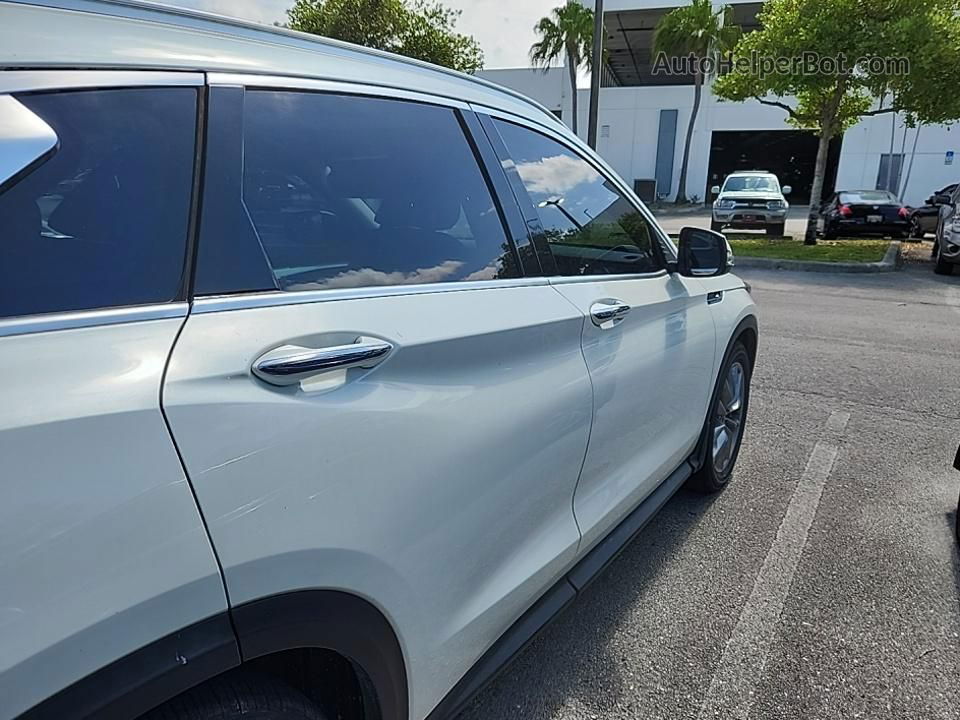 2021 Infiniti Qx50 Luxe White vin: 3PCAJ5BA3MF112917