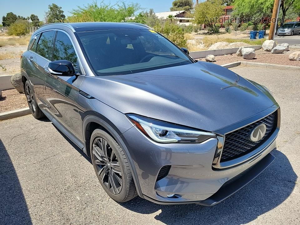 2021 Infiniti Qx50 Luxe Gray vin: 3PCAJ5BA3MF116157