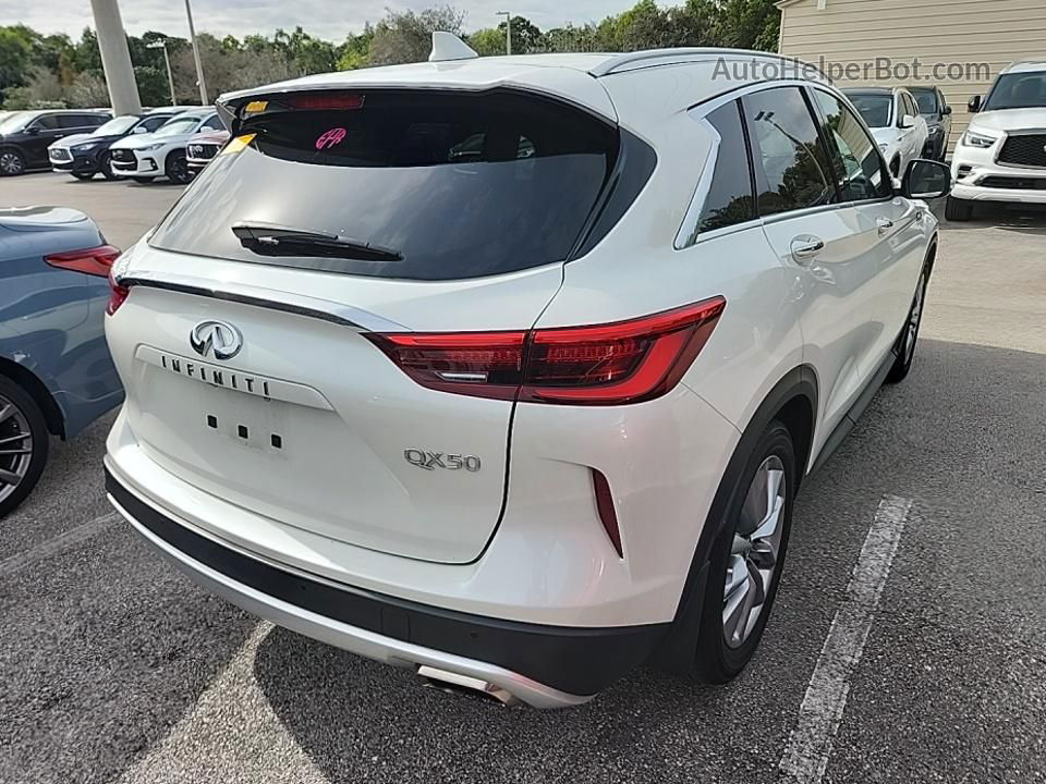 2021 Infiniti Qx50 Luxe Белый vin: 3PCAJ5BA4MF102669