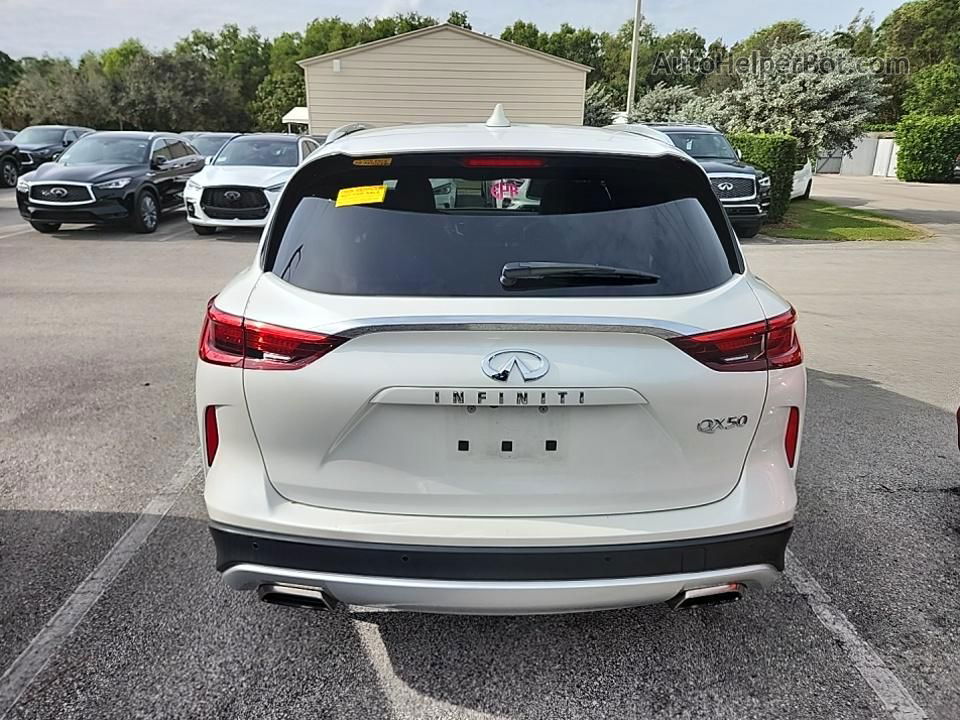 2021 Infiniti Qx50 Luxe Белый vin: 3PCAJ5BA4MF102669