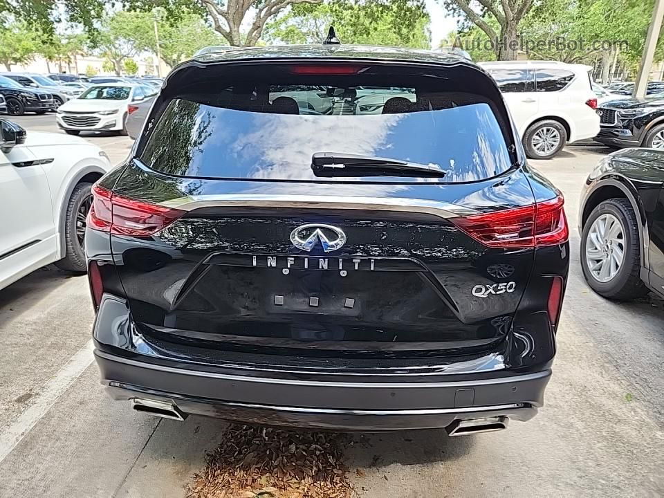 2021 Infiniti Qx50 Luxe Черный vin: 3PCAJ5BA4MF105930