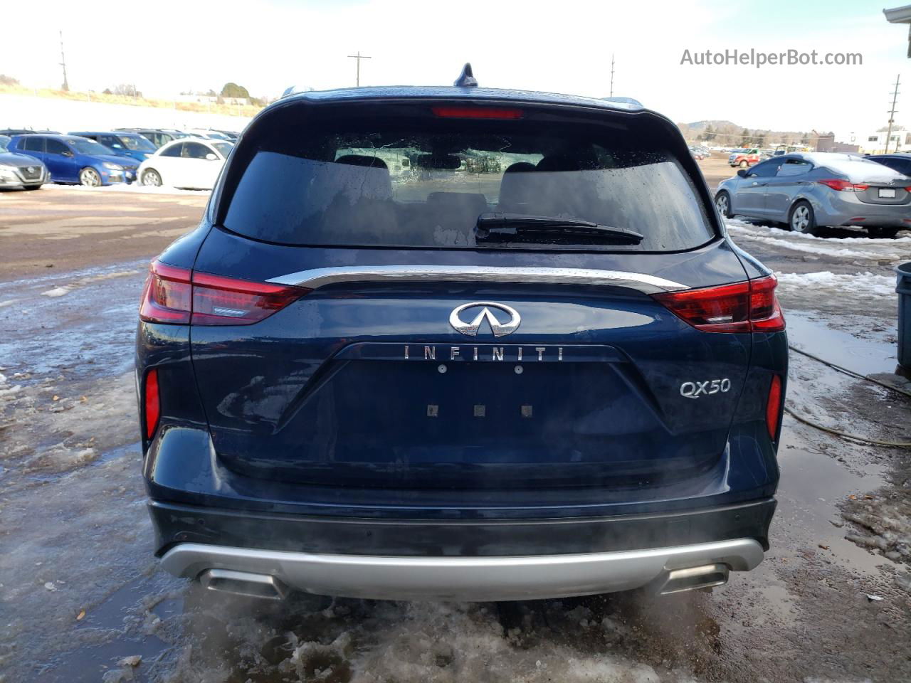 2021 Infiniti Qx50 Luxe Blue vin: 3PCAJ5BA4MF119360