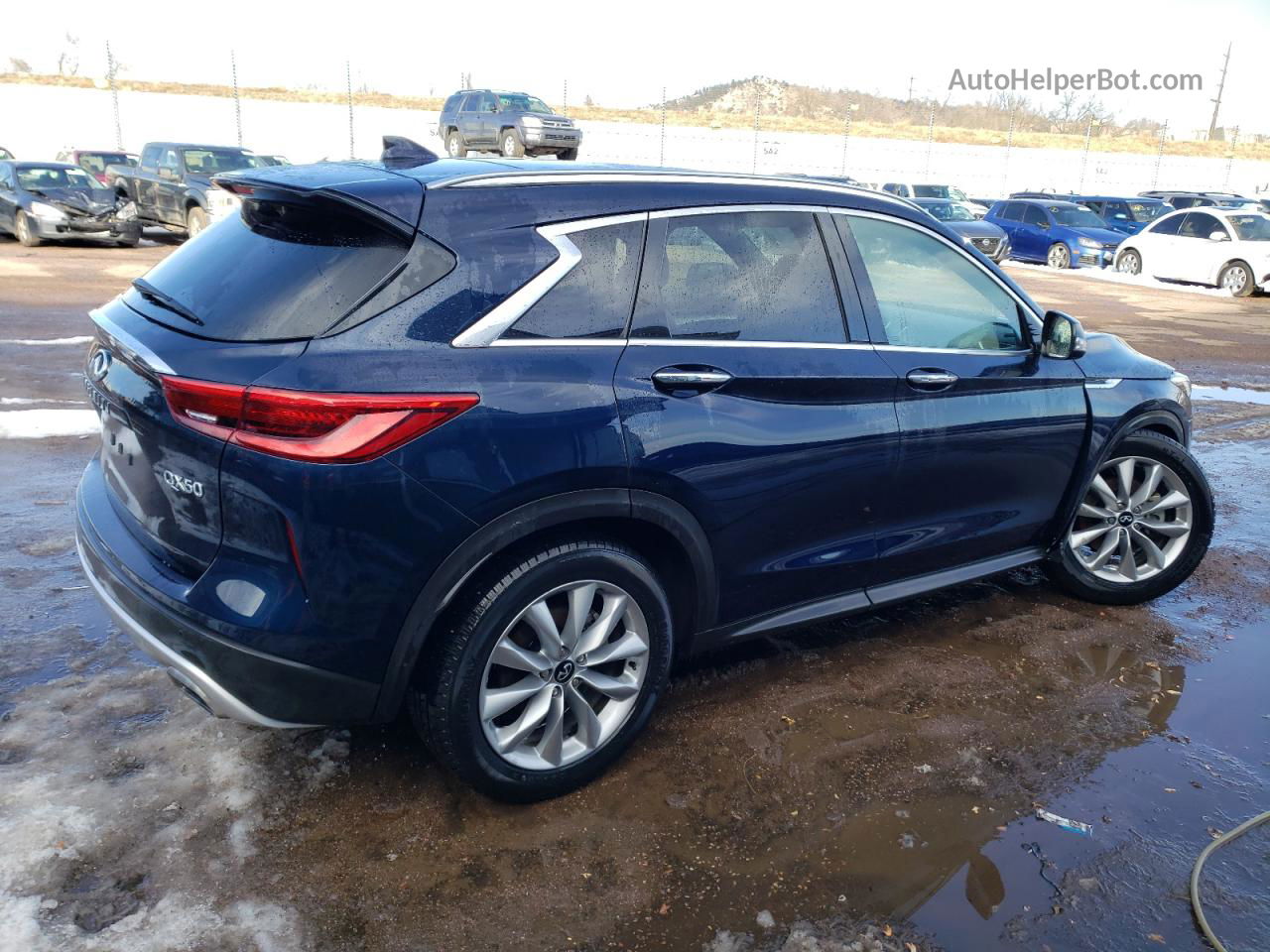 2021 Infiniti Qx50 Luxe Blue vin: 3PCAJ5BA4MF119360