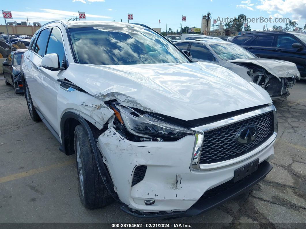 2021 Infiniti Qx50 Luxe White vin: 3PCAJ5BA4MF126308