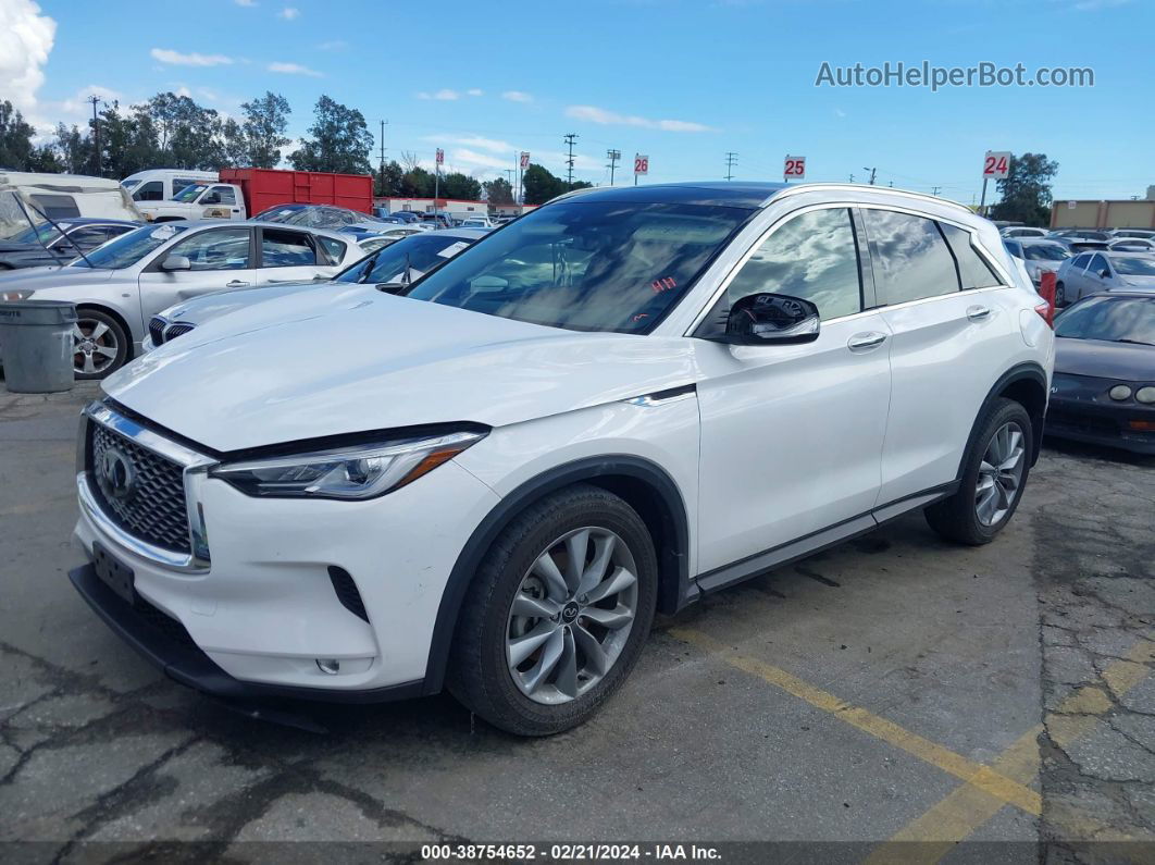 2021 Infiniti Qx50 Luxe White vin: 3PCAJ5BA4MF126308