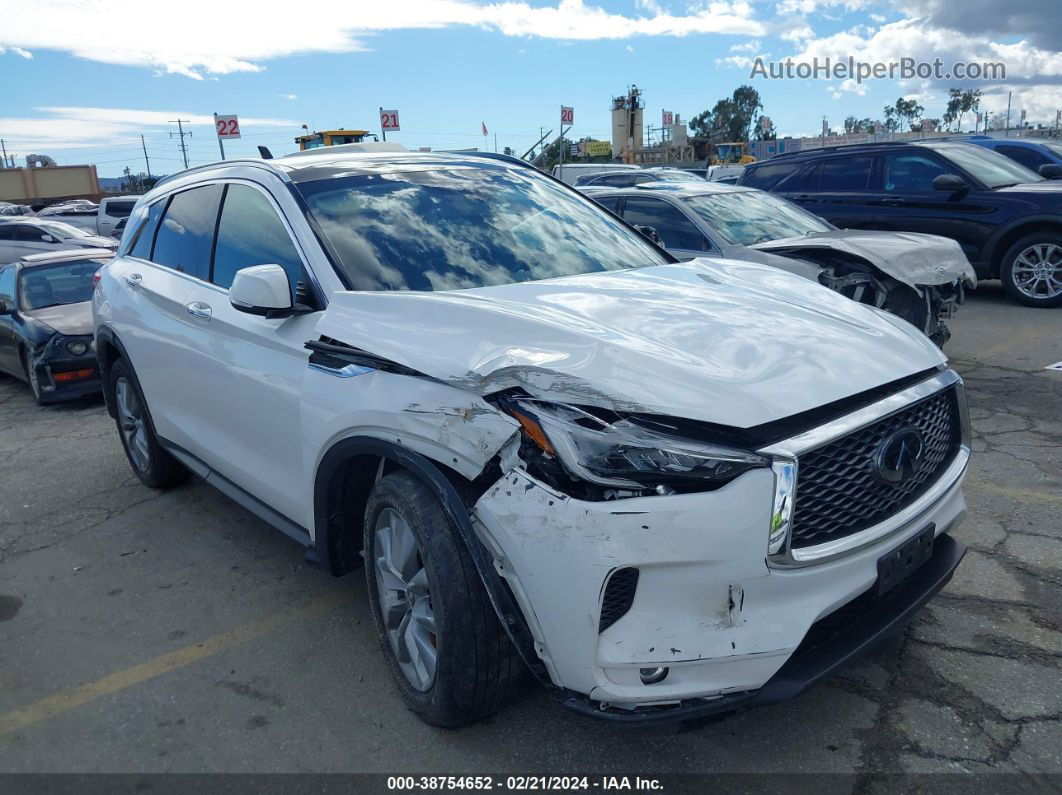 2021 Infiniti Qx50 Luxe White vin: 3PCAJ5BA4MF126308