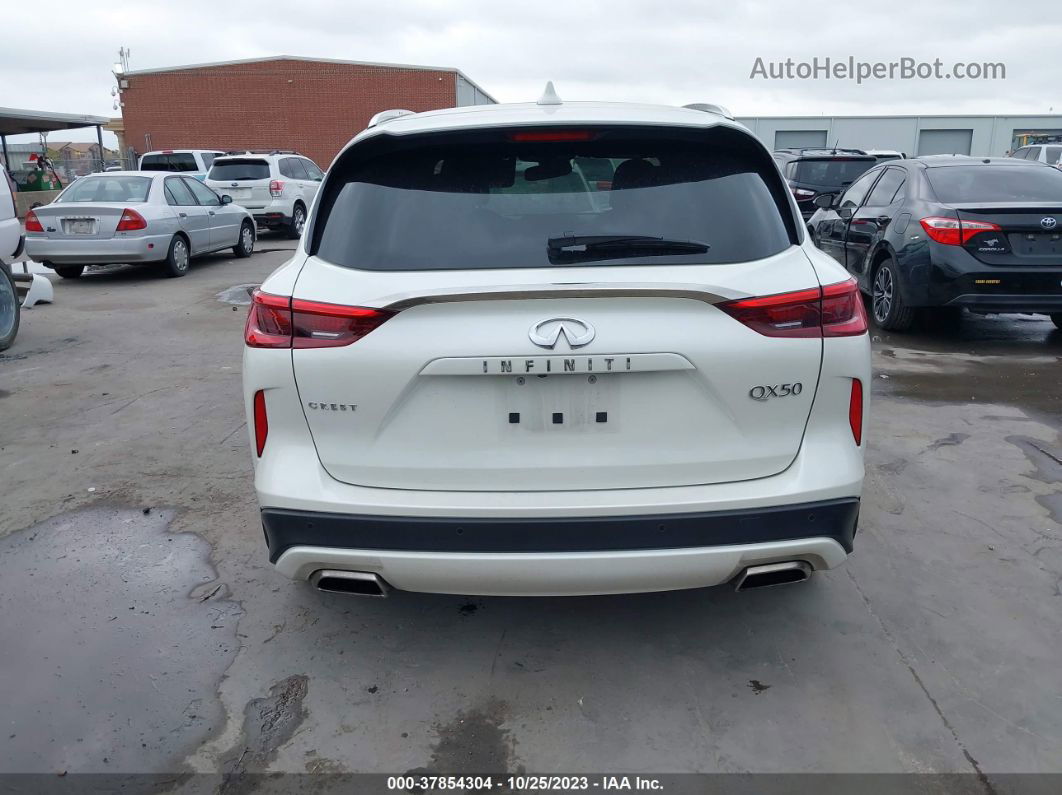 2021 Infiniti Qx50 Luxe White vin: 3PCAJ5BA5MF102356