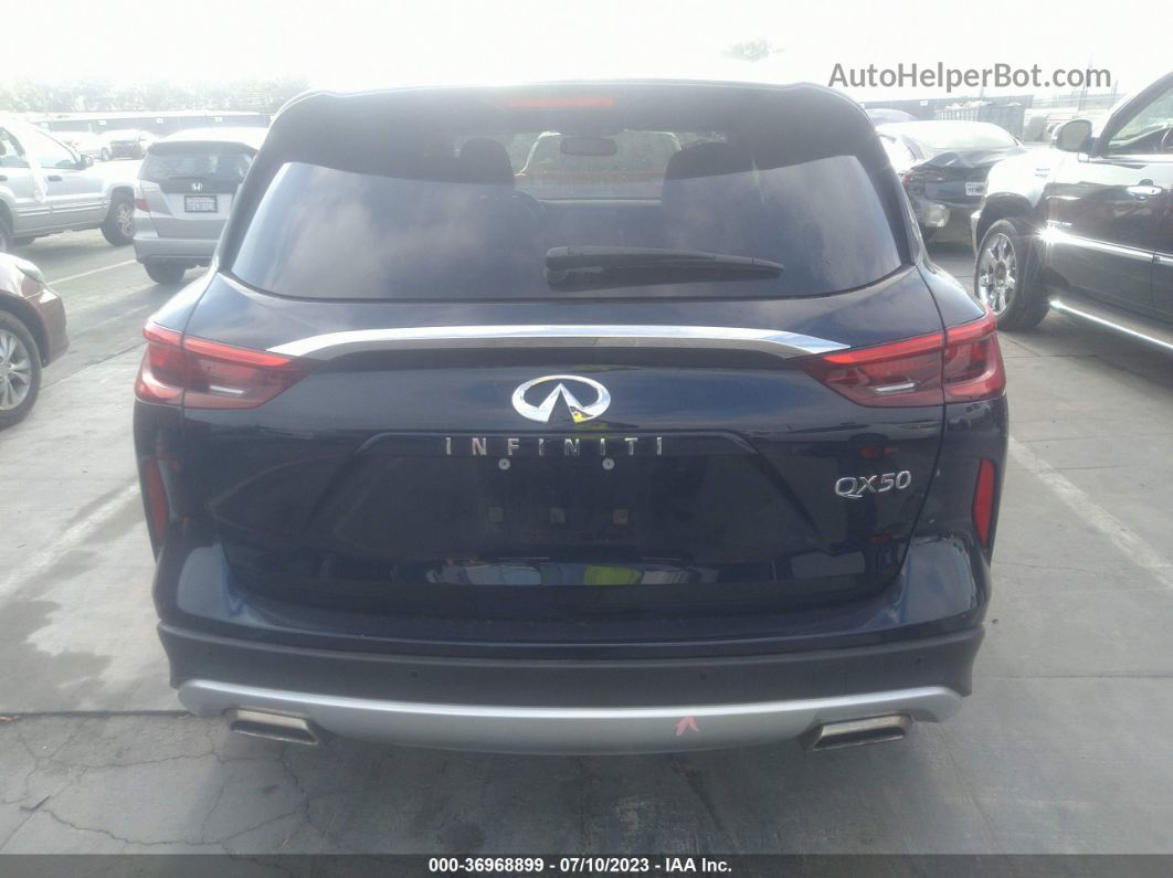 2021 Infiniti Qx50 Luxe Dark Blue vin: 3PCAJ5BA5MF104303