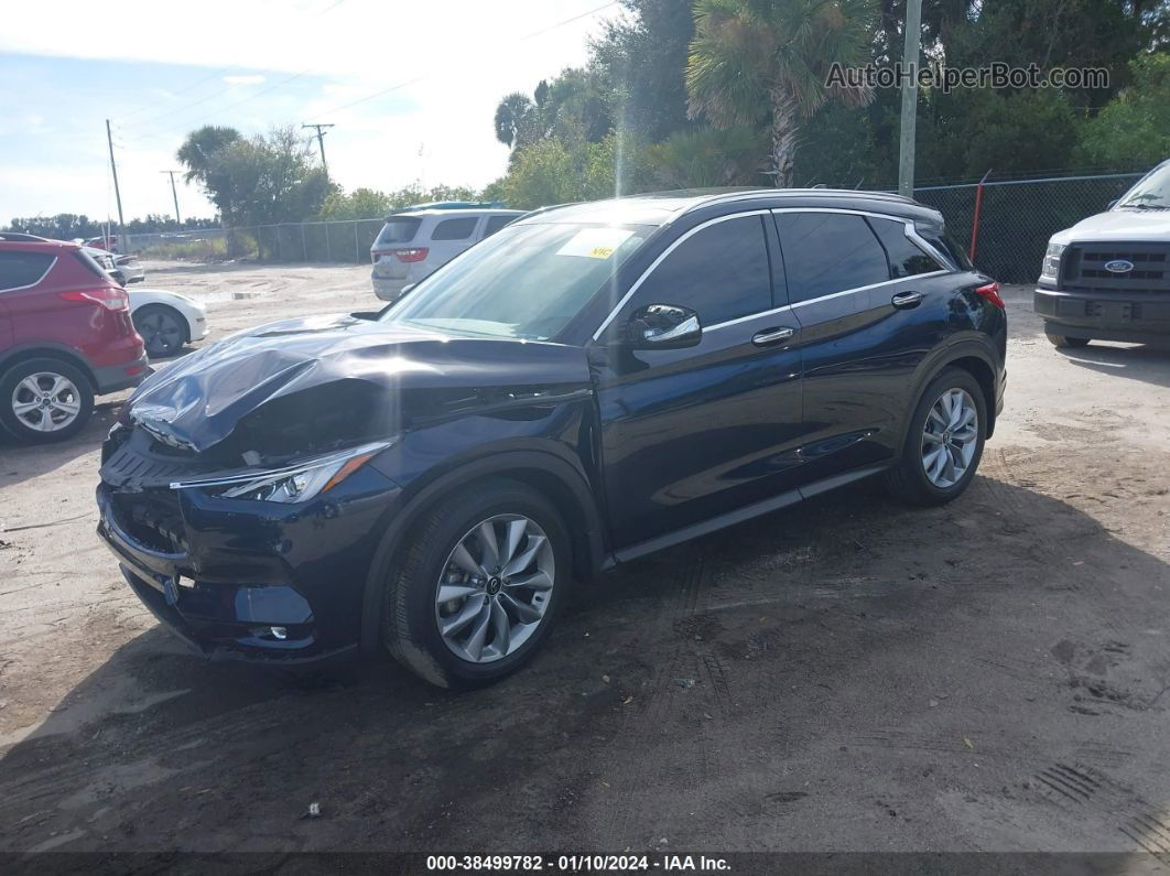 2021 Infiniti Qx50 Luxe Dark Blue vin: 3PCAJ5BA5MF106987