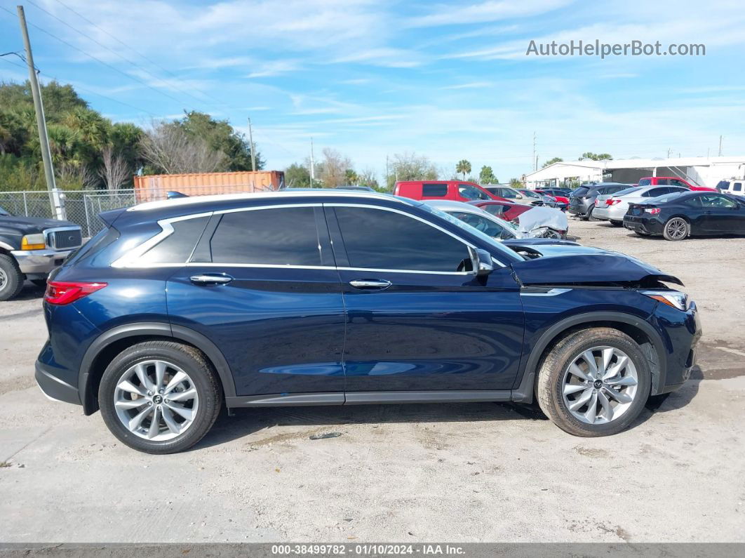 2021 Infiniti Qx50 Luxe Dark Blue vin: 3PCAJ5BA5MF106987