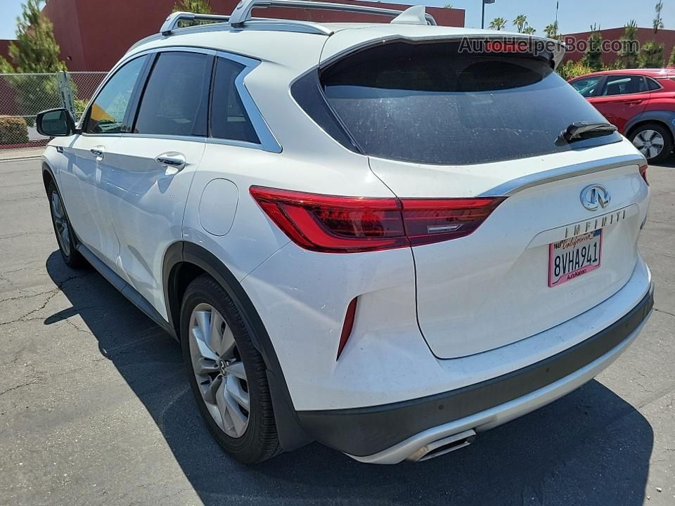 2021 Infiniti Qx50 Luxe White vin: 3PCAJ5BA5MF118038