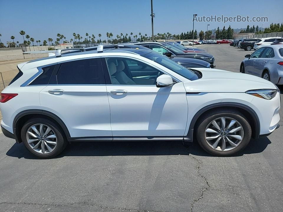 2021 Infiniti Qx50 Luxe White vin: 3PCAJ5BA5MF118038