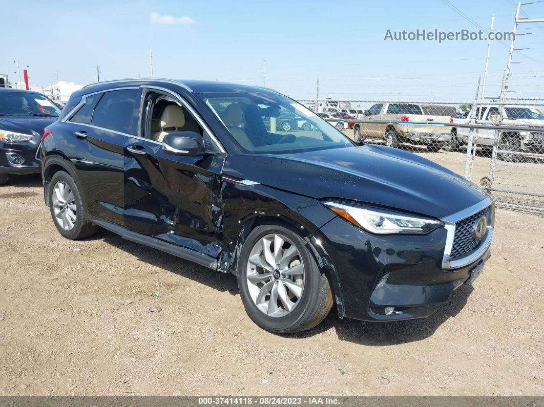 2021 Infiniti Qx50 Luxe Черный vin: 3PCAJ5BA6MF120283