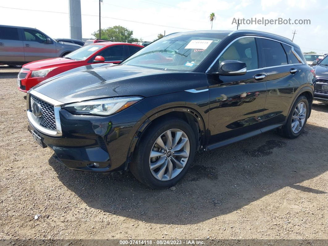 2021 Infiniti Qx50 Luxe Черный vin: 3PCAJ5BA6MF120283