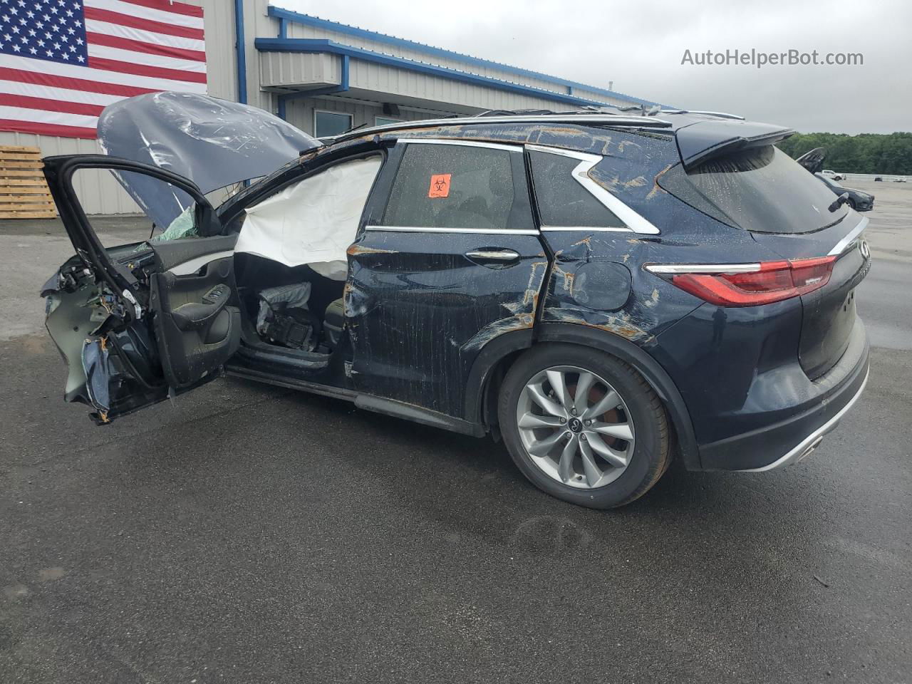 2021 Infiniti Qx50 Luxe Blue vin: 3PCAJ5BA6MF123488