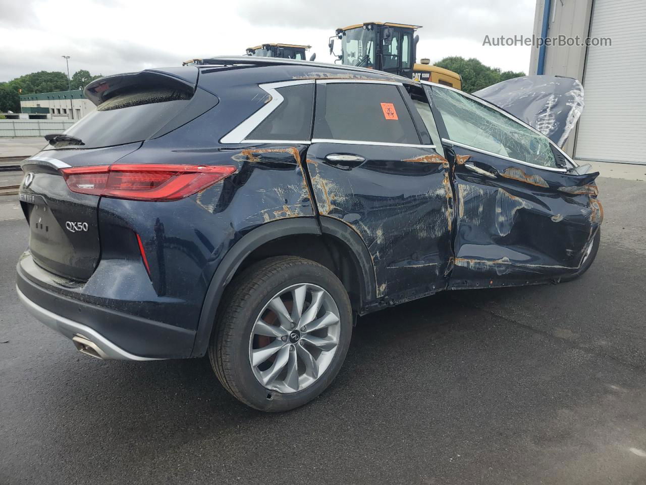 2021 Infiniti Qx50 Luxe Blue vin: 3PCAJ5BA6MF123488