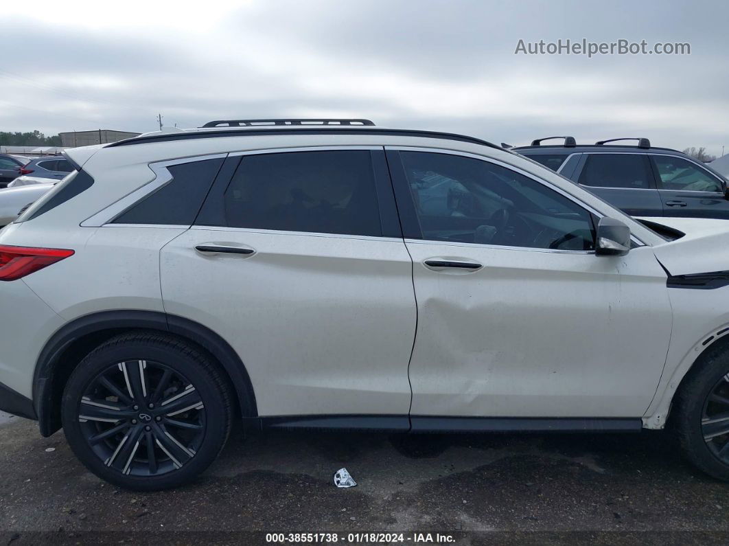 2021 Infiniti Qx50 Luxe White vin: 3PCAJ5BA7MF105369