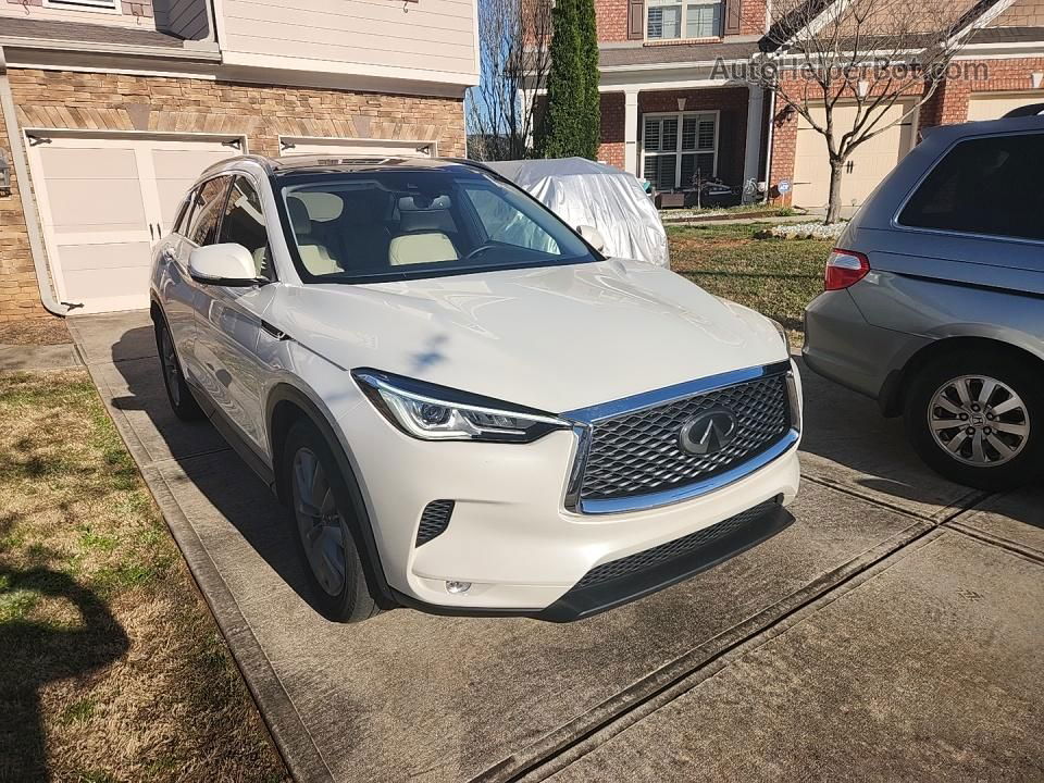 2021 Infiniti Qx50 Luxe Белый vin: 3PCAJ5BA7MF112659