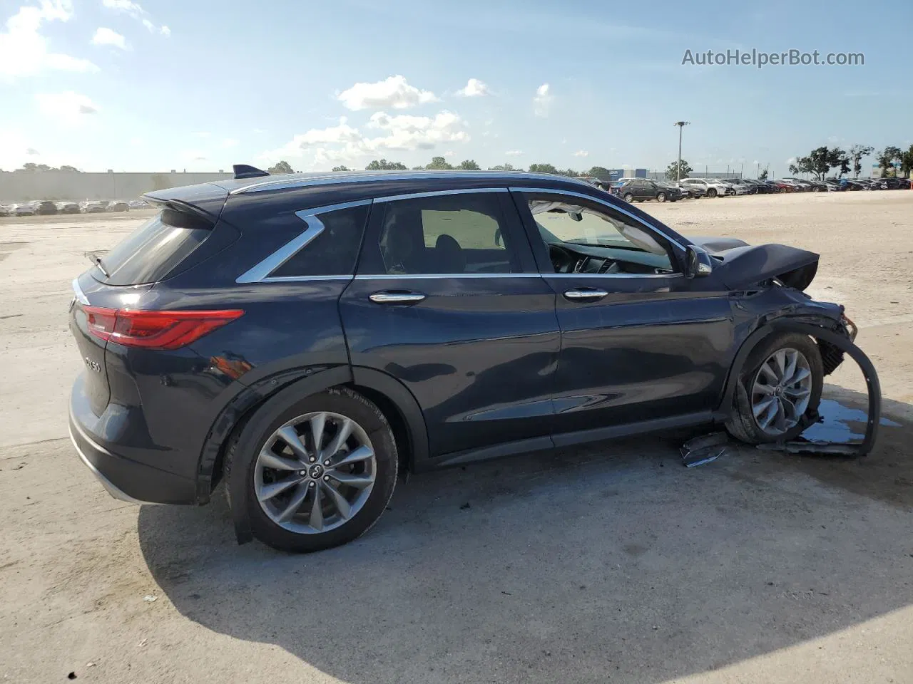 2021 Infiniti Qx50 Luxe Blue vin: 3PCAJ5BA7MF113147