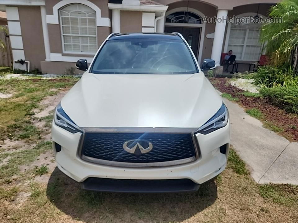 2021 Infiniti Qx50 Luxe White vin: 3PCAJ5BA7MF116730