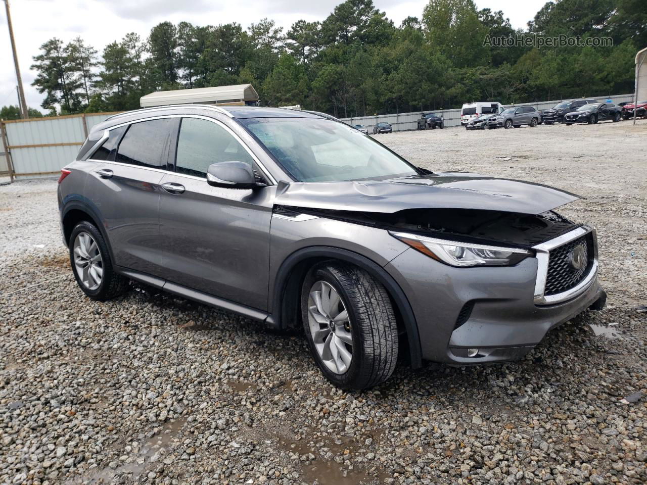 2021 Infiniti Qx50 Luxe Gray vin: 3PCAJ5BA7MF119403