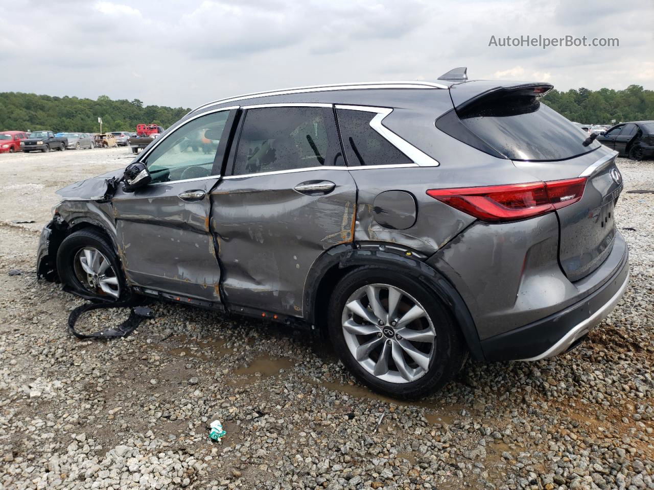 2021 Infiniti Qx50 Luxe Gray vin: 3PCAJ5BA7MF119403