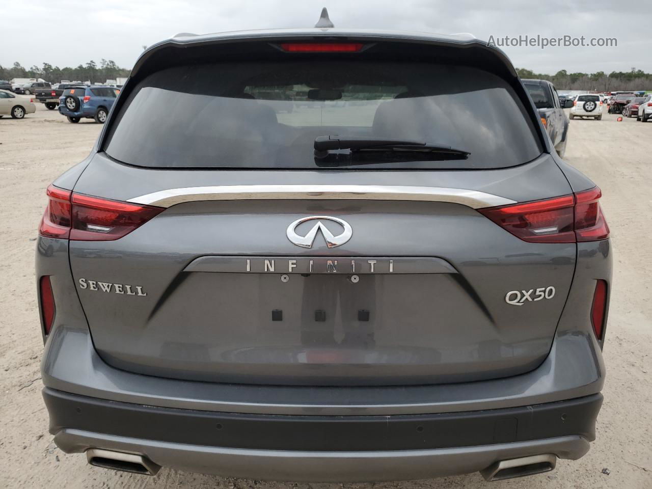 2021 Infiniti Qx50 Luxe Gray vin: 3PCAJ5BA7MF125959