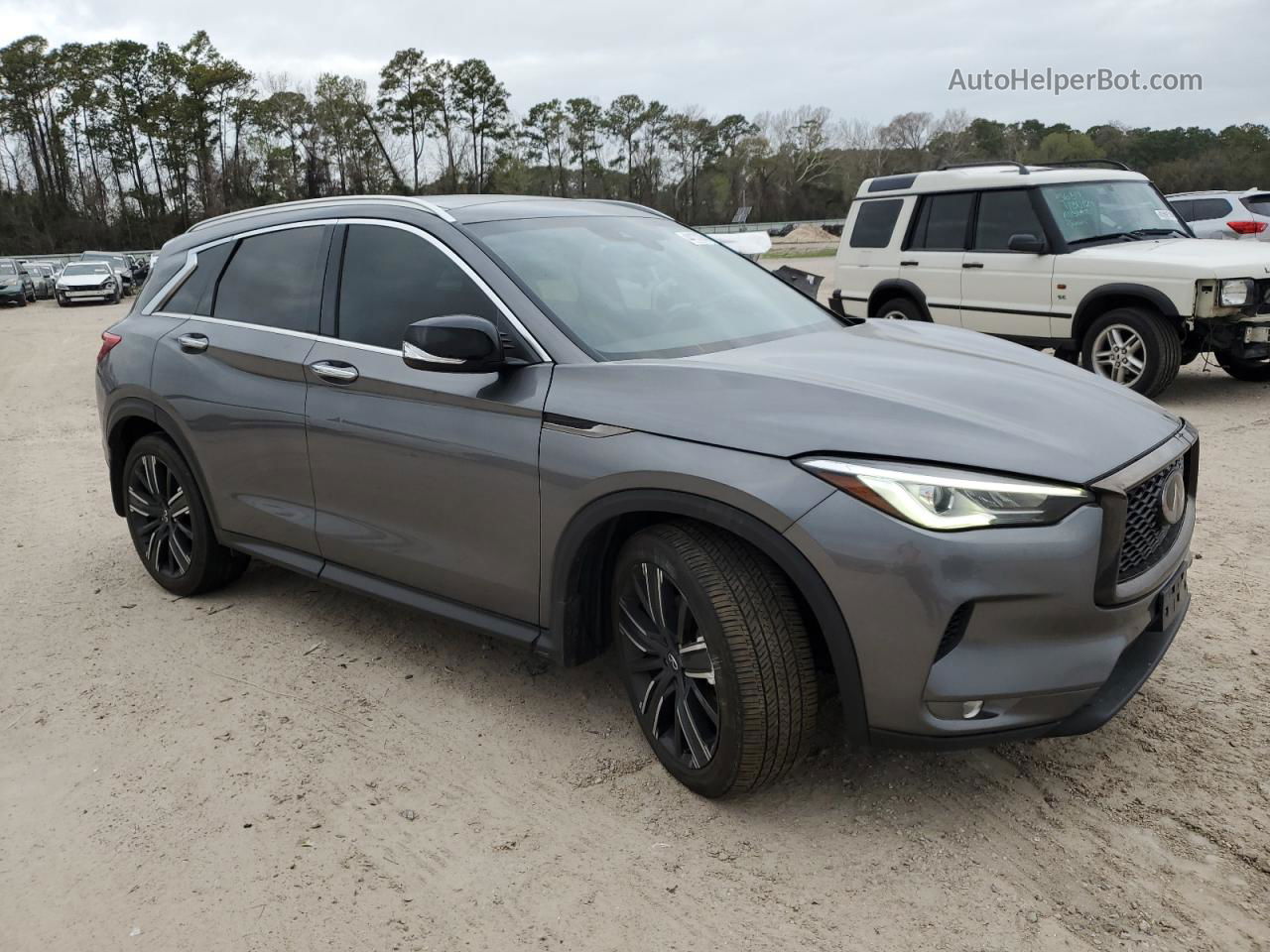 2021 Infiniti Qx50 Luxe Gray vin: 3PCAJ5BA7MF125959