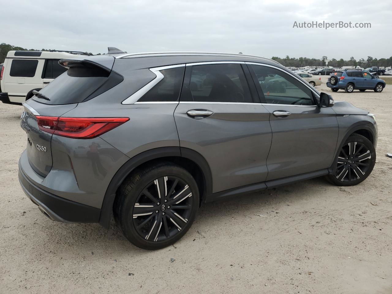 2021 Infiniti Qx50 Luxe Gray vin: 3PCAJ5BA7MF125959