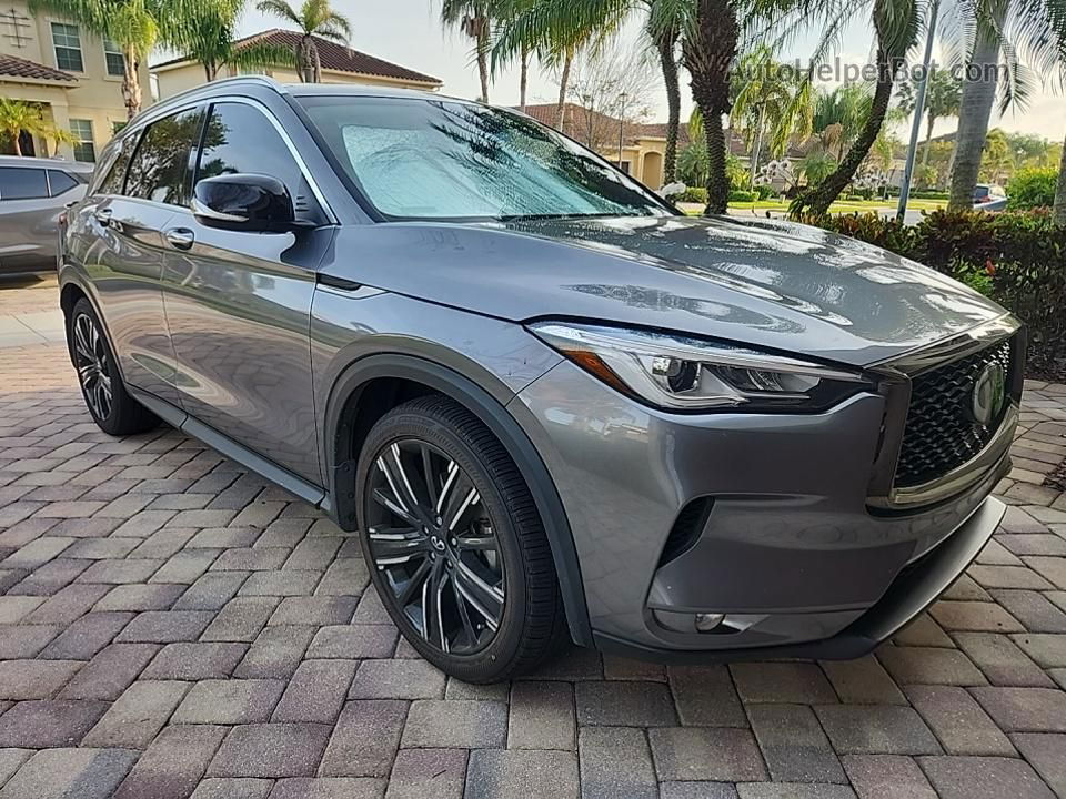 2021 Infiniti Qx50 Luxe Gray vin: 3PCAJ5BA8MF103162