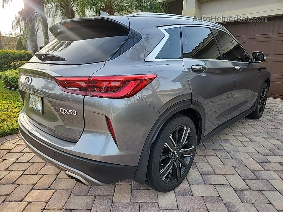 2021 Infiniti Qx50 Luxe Gray vin: 3PCAJ5BA8MF103162