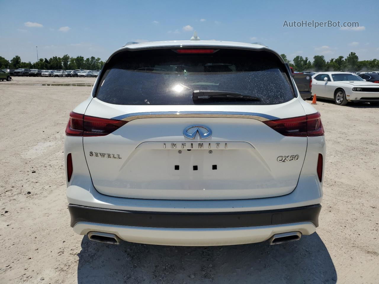 2021 Infiniti Qx50 Luxe Белый vin: 3PCAJ5BA8MF108779