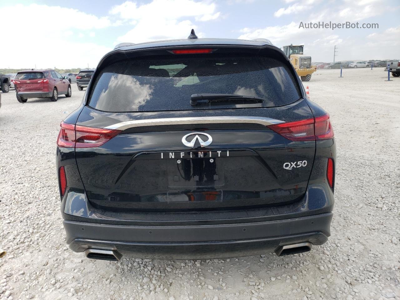 2021 Infiniti Qx50 Luxe Черный vin: 3PCAJ5BA9MF102201