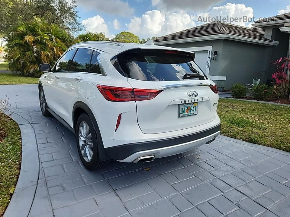 2021 Infiniti Qx50 Luxe White vin: 3PCAJ5BA9MF105714