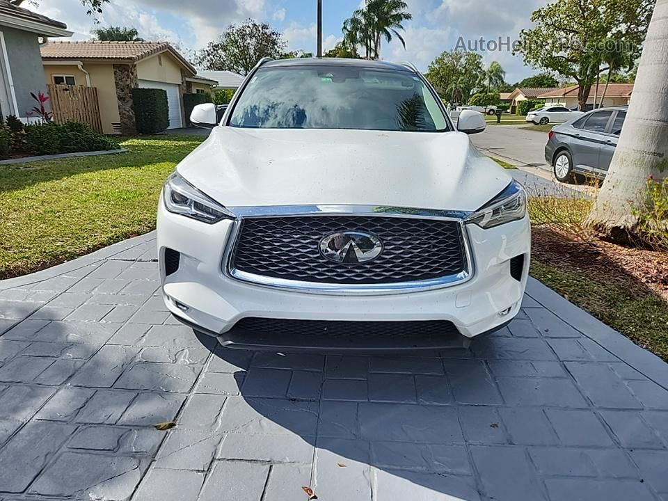 2021 Infiniti Qx50 Luxe White vin: 3PCAJ5BA9MF105714