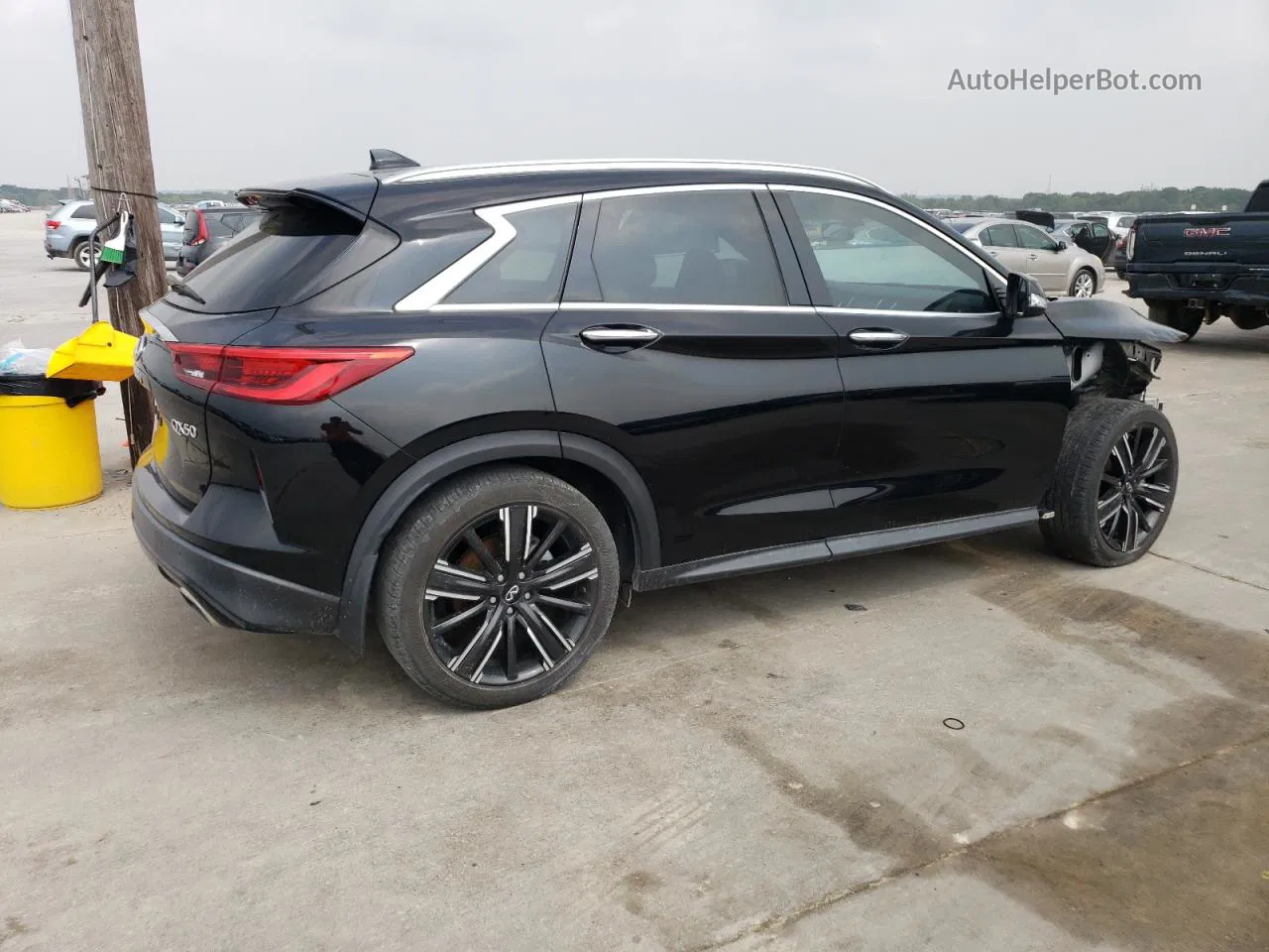 2021 Infiniti Qx50 Luxe Black vin: 3PCAJ5BA9MF114509