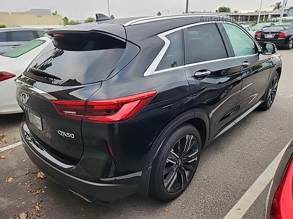 2021 Infiniti Qx50 Luxe Black vin: 3PCAJ5BA9MF116258